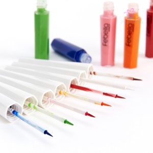 Kit 8 Delineador Colorido Back Colors Febella