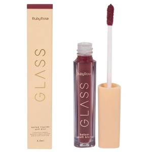 Batom Líquido Soft Blur Glass BG05 Ruby Rose