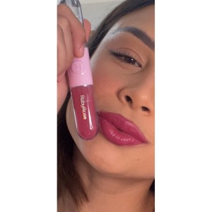 Batom Líquido + Gloss Duo D11 Ruby Rose