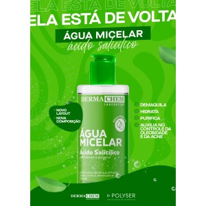 Água Micelar Ácido Salicílico Íons Dermachem 250 ml