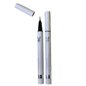 Caneta Delineadora Com Glitter Prata Playboy