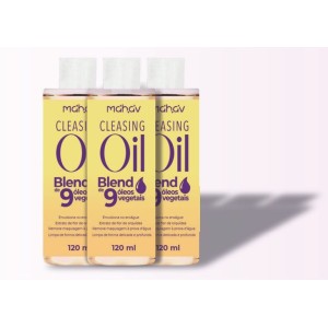 Box 12 Cleasing Oil Mahav 120 ml Blend de 9 óleos Vegetais
