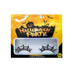 Cílios Postiços 6D Teia Halloween Ruby Anjo RA510