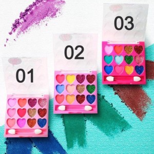 Paleta de Sombras Love Ballet Teen Cor 01 Febella c/ 12 Cores
