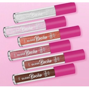 Kit 6 Gloss Labial Bocão Miss Pop