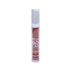 Gloss Labial Mega Bocão Colors Castanha Mahav