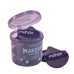 Makeup Cushion Kit com 6 Esponja Triângulo Mahav