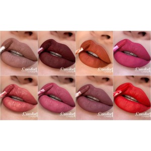 Kit 20 Batom Líquido Comfort Matte Mahav Kit Atacado