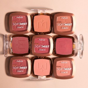 Blush Compacto Soft Mist Rose Moon Dia a Dia Mahav