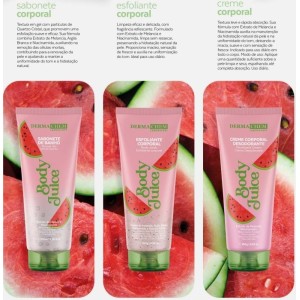 Kit 4 Skin Care Melancia Body Juice Dermachem