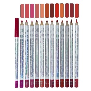 Kit 12 Lápis para Contorno Labial Dapop Colors