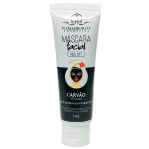 Máscara Facial Peel Off Carvão Ativado Phállebeauty 50 g