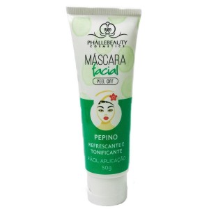 Máscara Facial Peel Off Pepino Phállebeauty 50 g