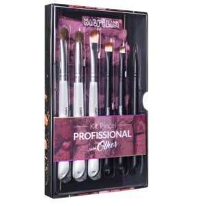 Kit Pincel Profissional para Olhos Macrilan WB300 C/6