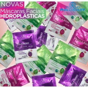 Máscara Facial Hidroplástica Pérola Rosa Phállebeauty 10 ml