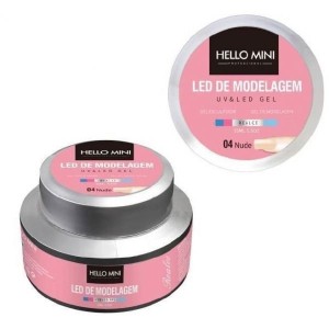 Led de Modelagem UV & LED Gel Hello Mini 04 Nude