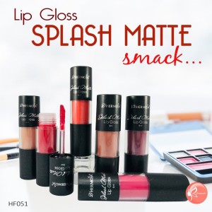 Batom Líquido Splash Matte Lip Gloss Cor 03 D'hermosa