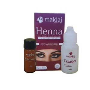 Henna para Sobrancelha Castanho Claro Makiaj
