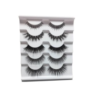 Cílios Postiços Macrilan Lash Book c/ 5 - EB101