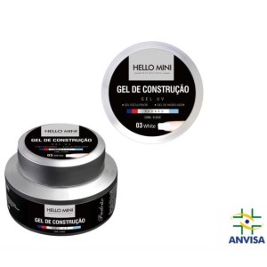 Gel UV de Construção Hello Mini Padrão - 3 White