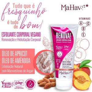 Esfoliante Corporal Renova Vegano Mahav 80g