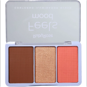 Paleta Feels Mood Trio Contorno Iluminador Blush Cor 3 Ruby Rose