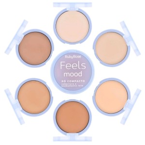 Pó Compacto Feels Mood Cor MC50 Ruby Rose