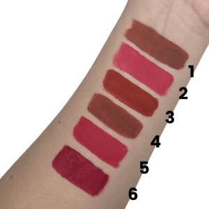 Kit 6 Batom Líquido Matte Lip Gloss Grupo A Luisance