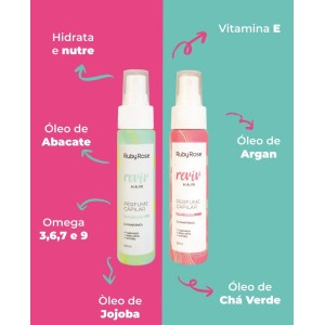 Perfume Capilar Reviv Pink Wishes Ruby Rose 60 ml