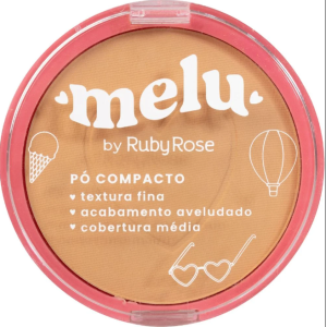 Pó Compacto Melu Cor MC60 Ruby Rose