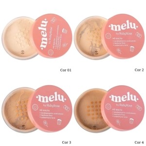 Pó Facial Solto Melu Cor 03 Ruby Rose