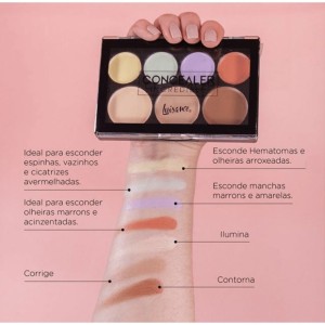 Paleta de Corretivo Increadible Concealer Luisance