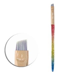 Pincel Hello Mini Chanfrado Linha Rainbow JL14
