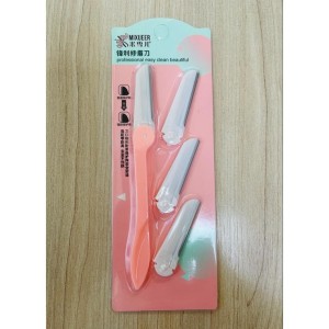 Kit de Navalha para Sobrancelha + 3 Refil