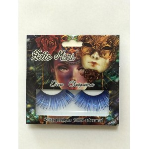Cílios Postiços Artesanais Hello Mini - Azul