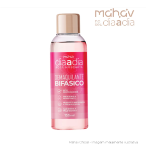 Demaquilante Bifásico Rosa Mosqueta Dia a Dia Mahav 120 ml