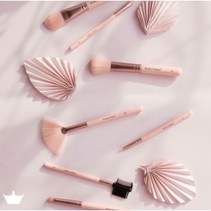 Kit 7 Pincel para Maquiagem Macrilan Salmão KP9-4