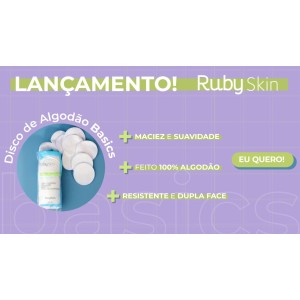 Kit 8 Discos de Algodão Ruby Skin Ruby Rose