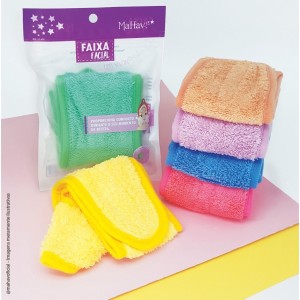 Kit 12 Faixa Facial Mahav Com Velcro