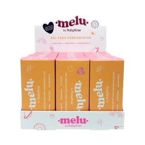 Box 24 Gel Modelador para Sobrancelhas Melu Ruby Rose