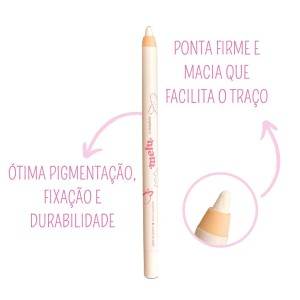 Lápis de Olhos Melu White Ice Cream Ruby Rose