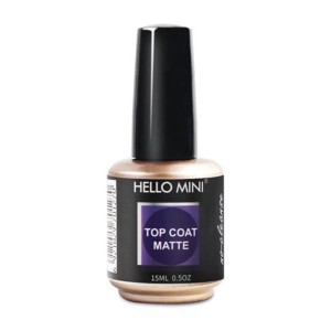 Top Coat Matte para Unhas Hello Mini 15 ml