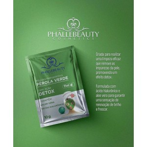 Máscara Facial Hidroplástica Pérola Verde Phállebeauty 10 ml
