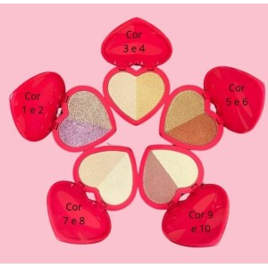 Iluminador Duo Dopamine Cor 5 e 6 Ruby Rose