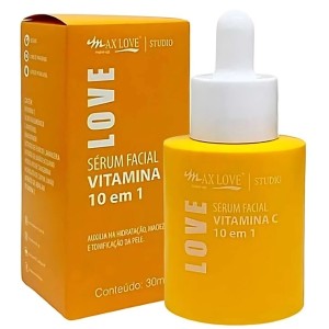 Sérum Facial Vitamina C 10 em 1 Max Love 30 ml