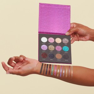 Box 12 Paleta de Sombras de Efeito Joker Mahav c/12 cores