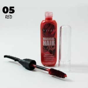 Máscara Temporária p/ Cabelo Magical Hair 05 Vermelho Vivai